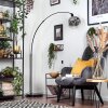 Ripoll kula świetlna, lampa stojąca, lampa podłogowa łukowa czarny, 1-punktowy