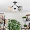 Koyoto lampa sufitowa, kula świetlna bursztynowy, przezroczysty, przydymiony, 3-punktowe