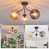 Koyoto Lampa sufitowa, Kula świetlna W kolorze bursztynu, Przezroczysty, Przydymiony, 3-punktowe