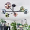 Gastor Lampa sufitowa, Kula świetlna 50 cm Niebeieski, Zielony, Przezroczysty, W kolorze miedzi, 6-punktowe