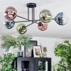 Gastor Lampa sufitowa, Kula świetlna 50 cm Niebeieski, Zielony, Przezroczysty, W kolorze miedzi, 6-punktowe