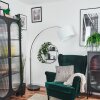 Soungou Lampa stojąca Chrom, Czarny, 1-punktowy