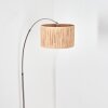 Granja Lampa stojąca Nikiel matowy, Czarny, 1-punktowy