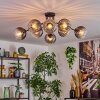 Koyoto lampa sufitowa, kula świetlna 85 cm przezroczysty, przydymiony, 8-punktowe