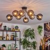Koyoto lampa sufitowa, kula świetlna 85 cm przydymiony, 8-punktowe