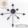 Koyoto lampa sufitowa, kula świetlna 85 cm bursztynowy, 8-punktowe