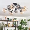Koyoto Lampa sufitowa, Kula świetlna 81 cm W kolorze bursztynu, Przezroczysty, Przydymiony, 10-punktowe