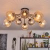 Koyoto Lampa sufitowa, Kula świetlna 81 cm W kolorze bursztynu, Przezroczysty, Przydymiony, 10-punktowe