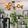 Koyoto Lampa sufitowa, Kula świetlna 78 cm Złoty, Przezroczysty, 6-punktowe