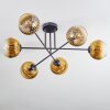 Koyoto Lampa sufitowa, Kula świetlna 78 cm Złoty, Przezroczysty, 6-punktowe