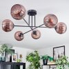 Koyoto Lampa sufitowa, Kula świetlna 78 cm W kolorze miedzi, 6-punktowe