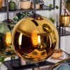 Koyoto lampa wisząca, kula świetlna, lampa wisząca niebeieski, złoty, zielony, miedziany, 6-punktowe