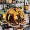 Koyoto lampa wisząca, kula świetlna, lampa wisząca niebeieski, złoty, zielony, przezroczysty, miedziany, 6-punktowe