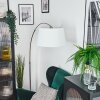 Bassagoda Lampa stojąca Nikiel matowy, Czarny, 1-punktowy