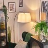 Bassagoda Lampa stojąca Nikiel matowy, Czarny, 1-punktowy
