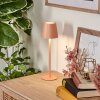 Salgadinho zewnętrzna lampa stołowa, lampa stołowa LED morelowy, 1-punktowy