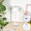 Laken Zewnętrzna lampa stołowa, Lampa łazienkowa, Lampa stołowa LED Biały, 1-punktowy
