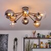 Gastor lampa sufitowa, kula świetlna bursztynowy, przezroczysty, przydymiony, 8-punktowe