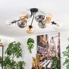 Gastor lampa sufitowa, kula świetlna bursztynowy, przezroczysty, przydymiony, 8-punktowe