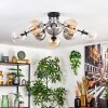 Gastor lampa sufitowa, kula świetlna bursztynowy, przezroczysty, przydymiony, 8-punktowe