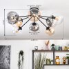 Gastor lampa sufitowa, kula świetlna bursztynowy, przezroczysty, przydymiony, 8-punktowe