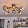 Gastor lampa sufitowa, kula świetlna bursztynowy, przezroczysty, przydymiony, 8-punktowe