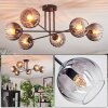 Koyoto Lampa sufitowa, Kula świetlna 78 cm Przezroczysty, Przydymiony, 6-punktowe