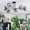 Koyoto Lampa sufitowa, Kula świetlna 78 cm Przezroczysty, Przydymiony, 6-punktowe