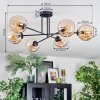 Koyoto Lampa sufitowa, Kula świetlna 78 cm W kolorze bursztynu, 6-punktowe