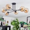 Koyoto Lampa sufitowa, Kula świetlna 78 cm W kolorze bursztynu, 6-punktowe