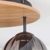 Koyoto Lampa sufitowa, Kula świetlna Ecru, Czarny, 3-punktowe