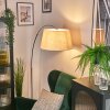 Bassagoda Lampa stojąca Chrom, Czarny, 1-punktowy