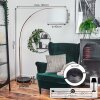 Bassagoda Lampa stojąca Miedź, Czarny, 1-punktowy