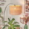 Cavaca lampa stojąca, lampa podłogowa łukowa chrom, czarny, 1-punktowy