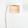 Cavaca lampa stojąca, lampa podłogowa łukowa chrom, czarny, 1-punktowy