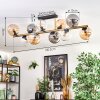 Gastor Lampa sufitowa, Kula świetlna Złoty, Czarny, 10-punktowe