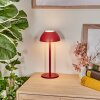 Laken Zewnętrzna lampa stołowa, Lampa łazienkowa, Lampa stołowa LED Czerwony, 1-punktowy