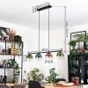 Gastor lampa wisząca, kula świetlna, lampa wisząca niebeieski, zielony, przezroczysty, miedziany, 4-punktowe