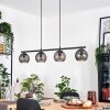 Koyoto Lampa wisząca, Kula świetlna, Lampa wisząca Przydymiony, 4-punktowe