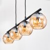 Koyoto lampa wisząca, kula świetlna, lampa wisząca bursztynowy, 4-punktowe