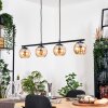 Koyoto Lampa wisząca, Kula świetlna, Lampa wisząca W kolorze bursztynu, 4-punktowe