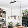 Koyoto lampa wisząca, kula świetlna, lampa wisząca bursztynowy, przezroczysty, przydymiony, 4-punktowe