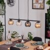 Koyoto Lampa wisząca, Kula świetlna, Lampa wisząca W kolorze bursztynu, Przezroczysty, Przydymiony, 4-punktowe