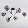 Ripoll Lampa sufitowa, Kula świetlna Przydymiony, 6-punktowe