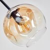 Ripoll lampa sufitowa, kula świetlna bursztynowy, przezroczysty, 6-punktowe