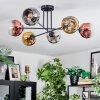 Ripoll lampa sufitowa, kula świetlna chrom, złoty, przezroczysty, miedziany, przydymiony, 6-punktowe