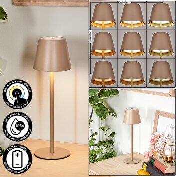 Salgadinho zewnętrzna lampa stołowa, lampa stołowa LED piaskowy, 1-punktowy