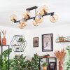 Koyoto lampa sufitowa, kula świetlna bursztynowy, 10-punktowe