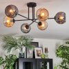 Ripoll Lampa sufitowa, Kula świetlna W kolorze bursztynu, Przydymiony, 6-punktowe