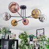 Ripoll lampa sufitowa, kula świetlna złoty, przezroczysty, miedziany, przydymiony, 6-punktowe